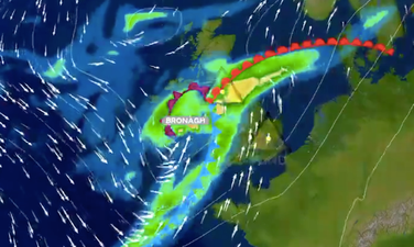 Storm Bronagh has officially arrived