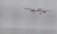 WATCH: Startling footage of a plane forced to land sideways by Storm Callum