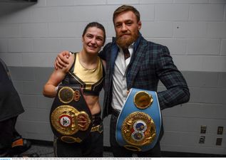 Conor McGregor posts congratulatory message to Katie Taylor on Instagram