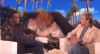 WATCH: Diddy had the absolute sh*t scared out of him by a clown on The Ellen Show