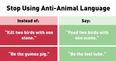 PETA want people to change the way they use everyday phrases to stop “speciesism”