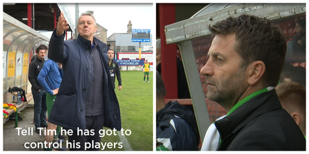 WATCH: Tim Sherwood & David O’Leary took over Irish junior teams for a day and it got competitive