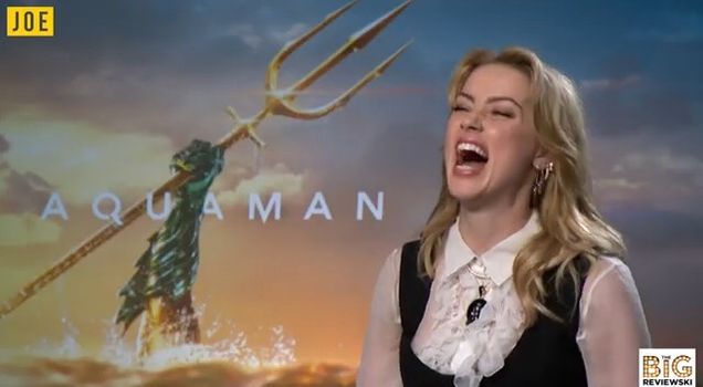 amber heard aquaman interview