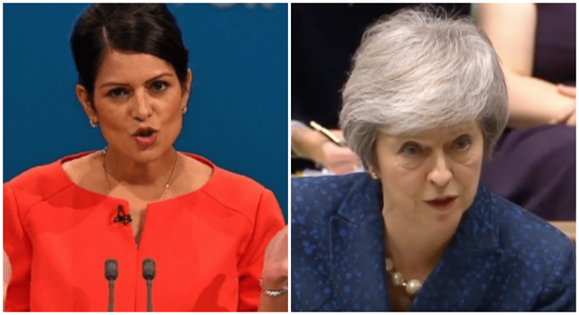 Theresa May Priti Patel