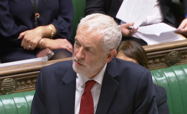 Jeremy Corbyn announces immediate intention to put forward a motion of no confidence in Theresa May