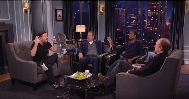 Louis CK Chris Rock Ricky Gervais racist comments