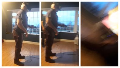 WATCH: Tipperary Dad tries VR for the first time… and the last time
