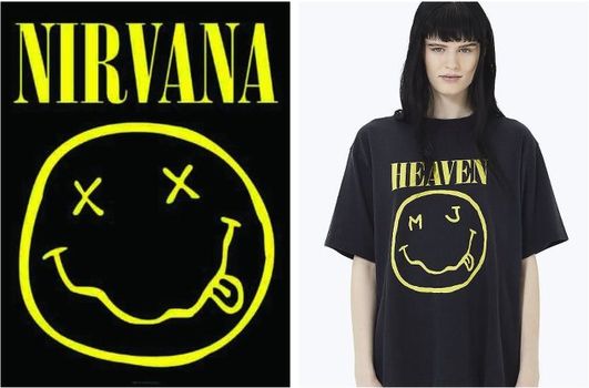 Nirvana Marc Jacobs smiley face design lawsuit