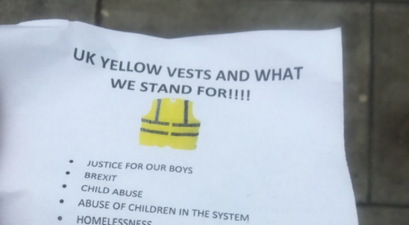 UK ‘yellow vest’ protesters list of things they “stand for” are bizarre