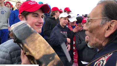 WATCH: Trump supporting teenagers harass Native Americans at Indigenous People’s March in Washington