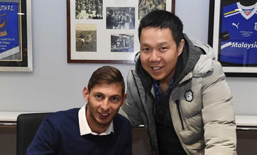 Cardiff’s Emiliano Sala confirmed as being onboard missing plane