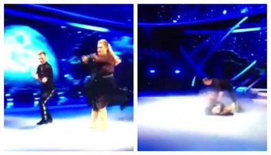 WATCH: Gemma Collins suffers dramatic tumble on Dancing On Ice