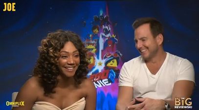 WATCH: Will Arnett and Tiffany Haddish on meeting the REAL Batman
