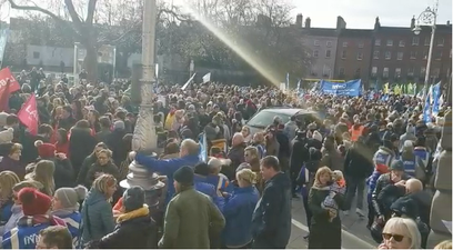PICS: Gardaí estimate roughly 20,000 people marching in support of nurses