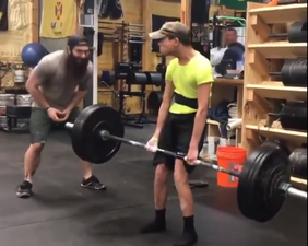 WATCH: Man with cerebral palsy deadlifts over 90kg
