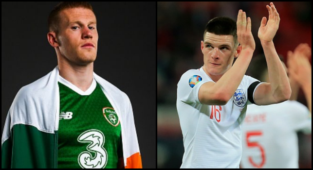 James McClean Declan Rice
