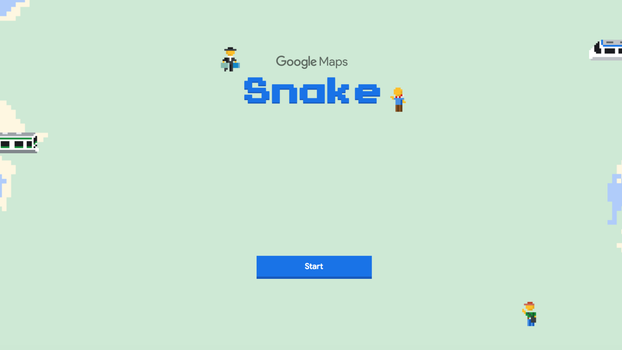 google maps snake