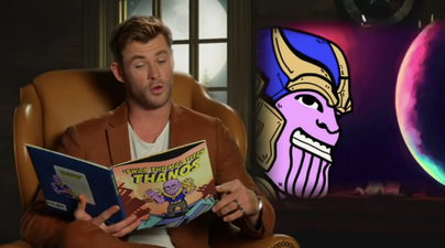 Avengers cast read Infinity War as a children’s book called T’was the Mad Titan Thanos