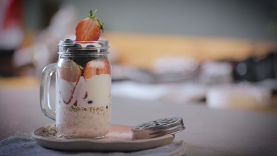 WATCH: These dairy-free overnight oats are as healthy as they are easy to make