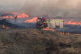 Massive gorse fire in Donegal being battled by fire services