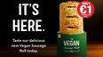 Applegreen are introducing Vegan Sausage Rolls in Ireland