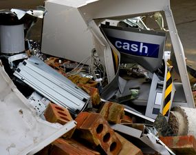 Two arrested while trying to steal an ATM with a digger