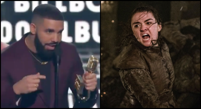 Drake has practically sealed the fate of Arya Stark with shoutout at Billboard awards