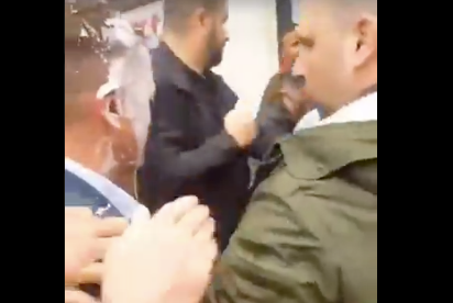 Tommy Robinson milkshake