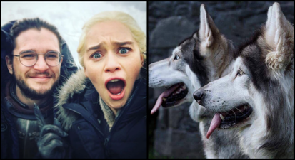 There’s a fantastic Game of Thrones night in Belfast with swords, cloaks, and the actual direwolves