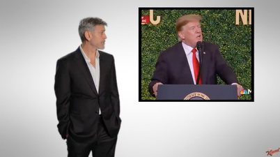 George Clooney calls Donald Trump and climate change deniers ‘dumb f***ing idiots’