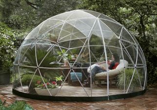 You can now buy a glass igloo for your garden to keep the haters out and the heat in