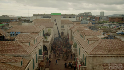 WATCH: Game of Thrones built the whole set of King’s Landing in Belfast for this season