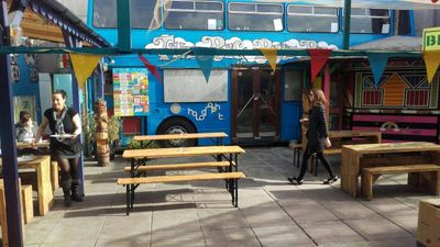 There is a petition to help save The Bernard Shaw’s beer garden and Big Blue Bus area