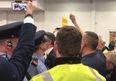 WATCH: Eoghan Murphy surrounded by protestors at election count centre