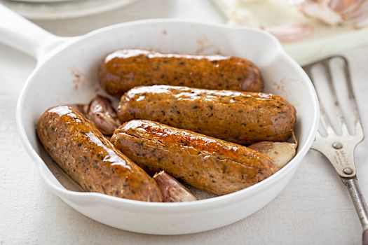 Vegan sausages