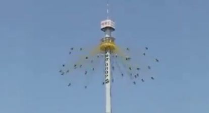 That terrifying viral theme park ride video is fake news