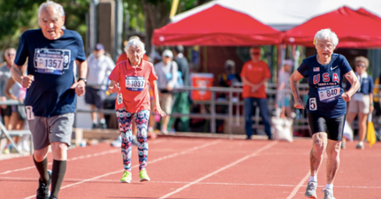 103-year-old woman sets new record for 50-metre sprint