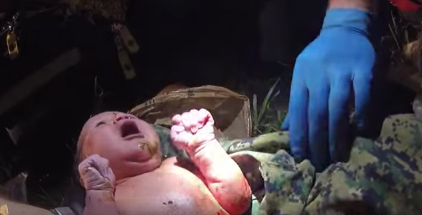 US police find baby girl alive inside a plastic bag