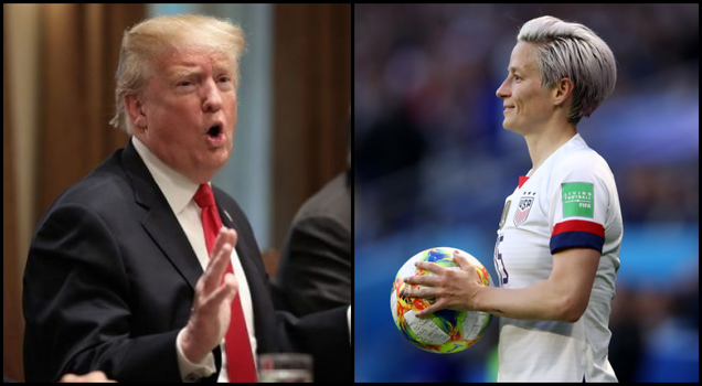 Donald Trump Megan Rapinoe