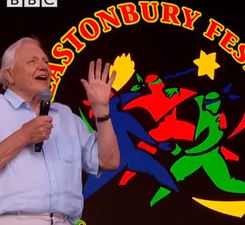 WATCH: David Attenborough gives rousing speech about the environment at Glastonbury