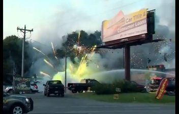 WATCH: Firework factory goes up in flames, looks exactly as spectacular as you’d imagine
