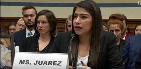 WATCH: Mother of baby who died after being held in ICE facility gives emotional speech to congress