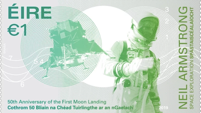 An Post issues apology for spelling error on their Moon stamps