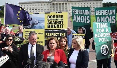 Mary Lou McDonald tells Boris Johnson “the Irish people will not be bullied by his bluster”