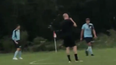 WATCH: Referee forgets his whistle and has to use a harmonica instead
