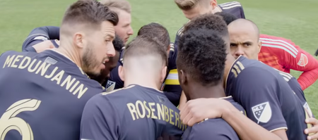 WATCH: MLS player uses corner flag microphone to make comment on America’s gun laws