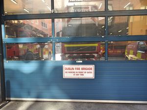 Dublin Fire Brigade come under attack while putting out fire on North Circular Road