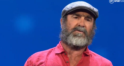 WATCH: Eric Cantona confuses the football world with incredible acceptance speech