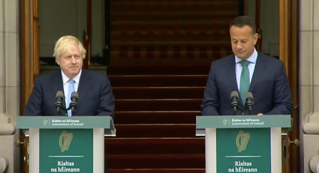 Boris Johnson border