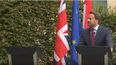 Boris Johnson jeered as he abruptly skips press conference with Luxembourg PM
